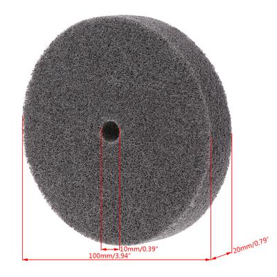 Nylon Fiber Polishing Buffing Pad Grinding Disc Wheel Abrasive Tool Disc Non-woven Unitized For CarHard Metal Wood Table