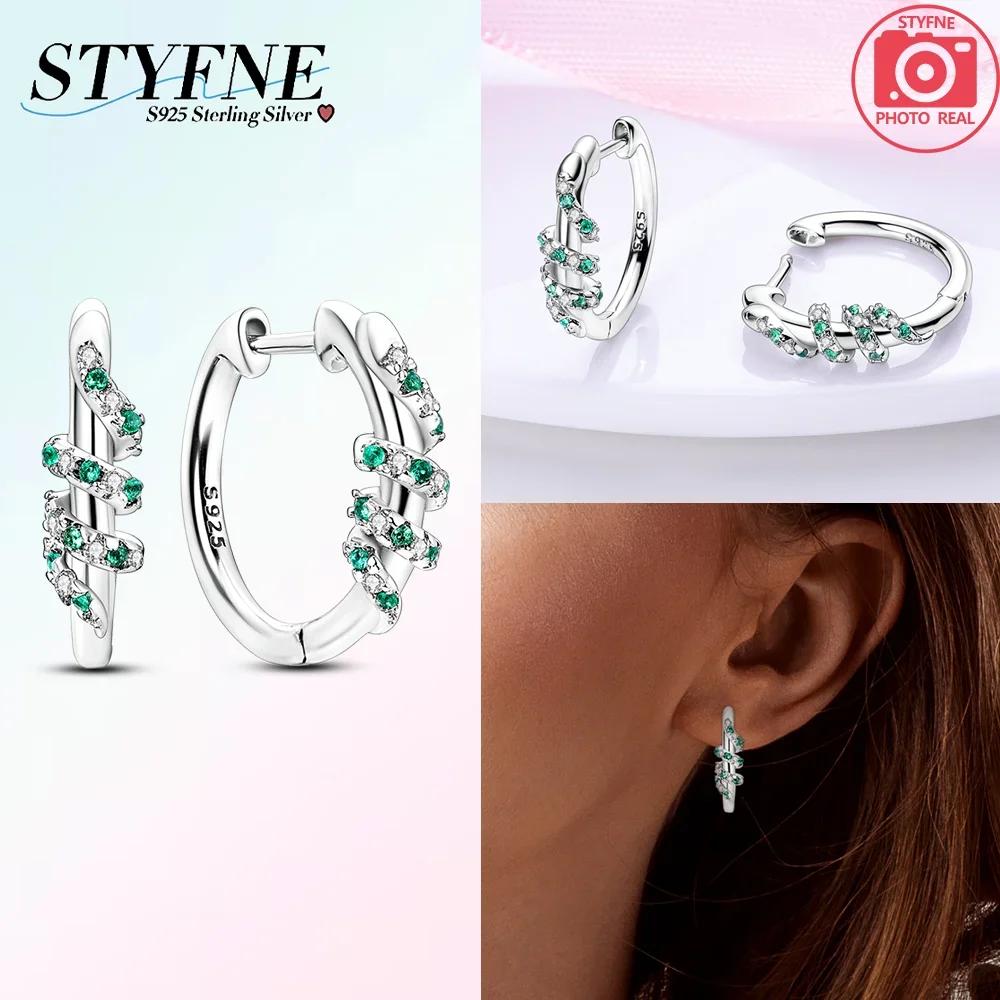 All New Silver S925 Honey Bees, Cats, Dogs Zircon Earrings and Eardrop Simple Fine Jewelry Women Girls Party Gift