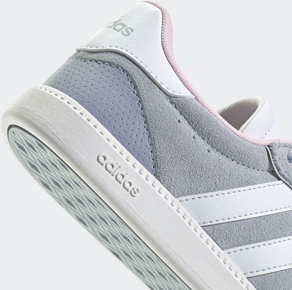 Women's Grey Adidas Breaknet Sleek Sneakers
