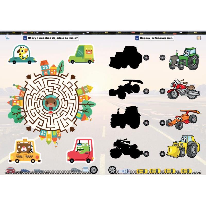 Puzzles on Wheels Book of Activities Vehicles Riddles for Kids