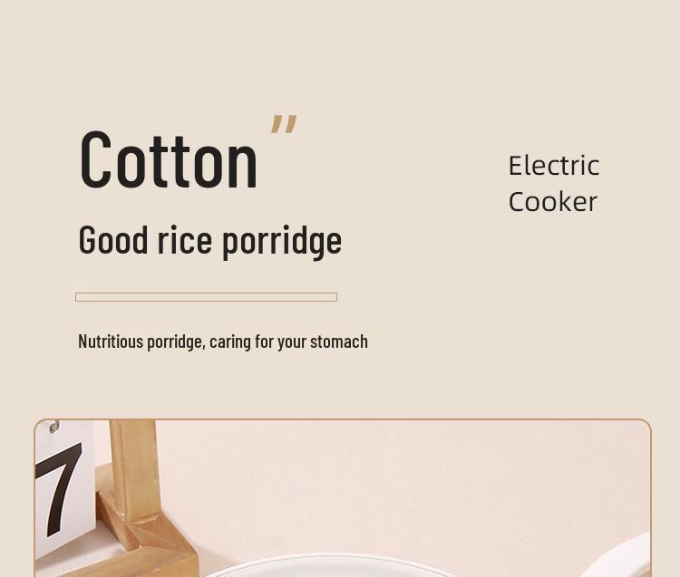 Smart Single-Serve Mini Rice Cooker for Steaming and Cooking Porridge