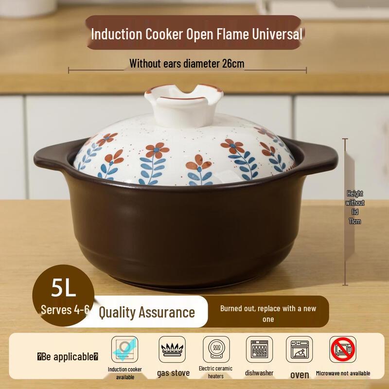 Hanyou Japanese Ceramic Casserole Pot