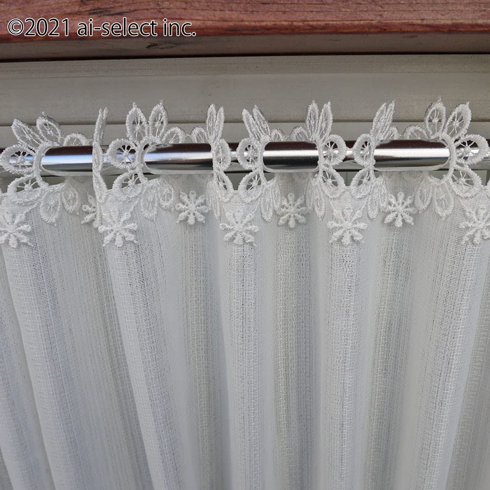 Stay Cool and Stylish from the Outside with These Cafe Curtains Featuring Floral Narrow 90cm Improves Heating and Cooling and Fabric for Small Nordic