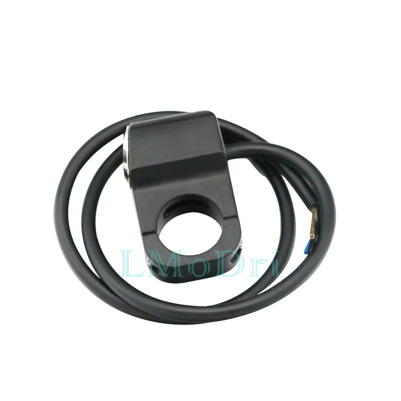 LMoDri Motorcycle Switches 7/8" 22mm Handlebar Mount Switch Headlight Hazard Brake Light Power ON-OFF With Indicator