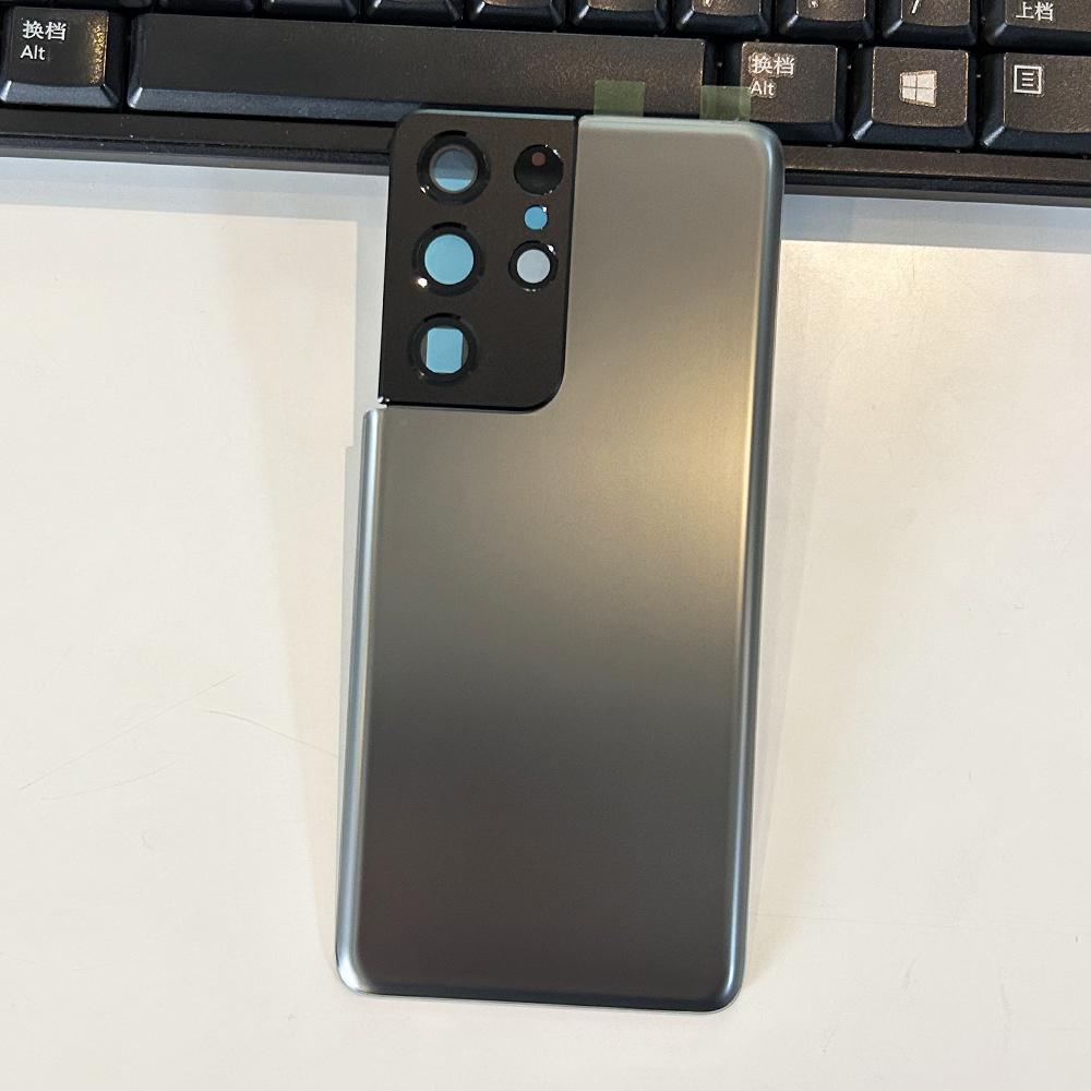 Back Glass Replacement Case Cover Housing For Samsung Galaxy S21 Ultra 5G SM-G998B Back Rear Glass Case + Tools