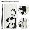 Pixel 9 Etui for Google Pixel 9 Pro XL Flip Funda Google Pixel 8a 7a 6a 8 Pro 5a 4a 5G Painted Pattern Leather Wallet Phone Case