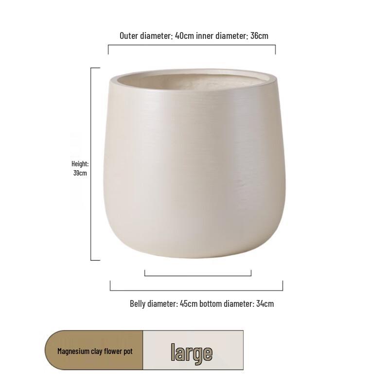 Магниевая глина декоративный цветочный горшок