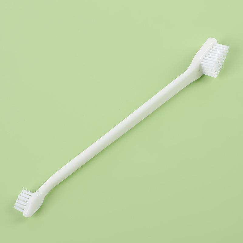 

Двусторонняя зубная щетка для питомцев, Зубная щетка для чистки зубов, Зубная щетка для собак, Зубная щетка для кошек, Зубная щетка для кошек и собак, Чистка полости рта Opp Packaging белый