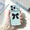 Satin Bow Is Suitable for Apple 17PM Mobile Phone Case 17/16PRO Protective Case, New Female iPhone15 Anti-drop.