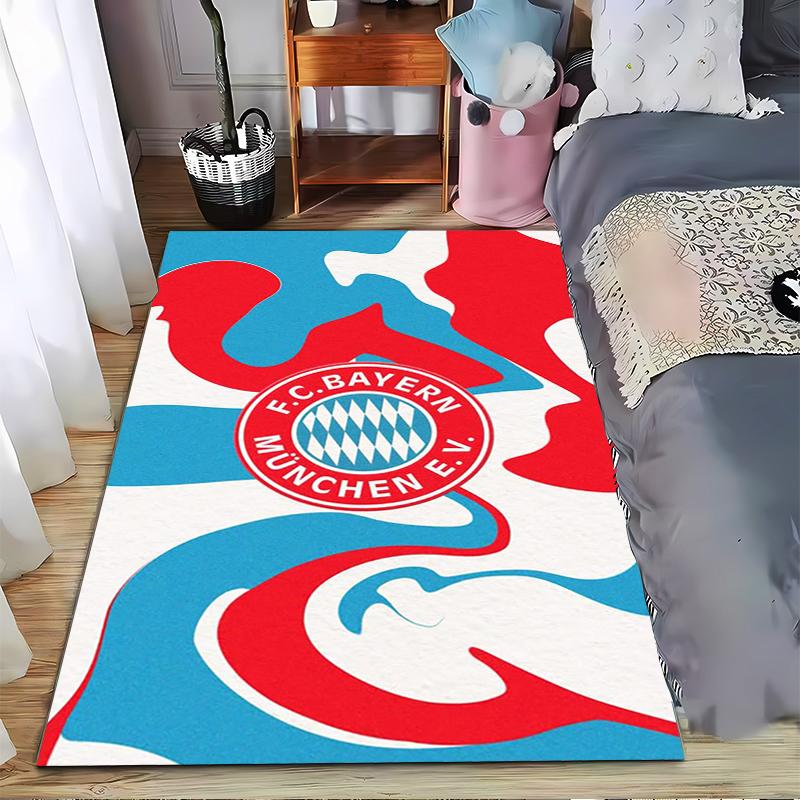 FC Bayern Munich Designed floor mat, suitable as a non-slip mat for the living room or bedroom sofa