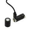 Portable Mini Pocket LED Flashlight USB Rechargeable Waterproof White Light Keychain Torch Super Small Lanterna + 10180 Battery