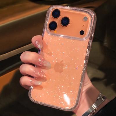 Luxus Mode Bling Glitzer Transparent Handyhülle Für Für Iphone 17 Pro Max 16 15 14 13 12 11 XS X XR 7 8 16 Plus 16E 17 Air Cover