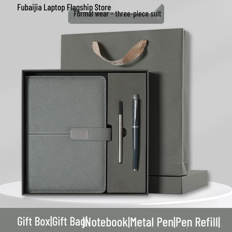 Luxury Oil Paper Texture Notebook Set: Custom Diary, Memo Pad & Gift Box with Optional Logo Printing. Perfect for Corporate Souvenirs.