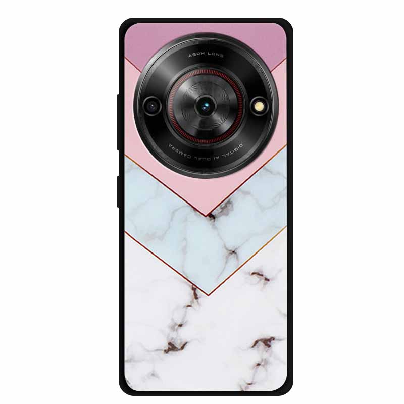 For ZTE Blade A75 5G Case Luxury Marble Silicone Soft Phone Cover for ZTE Blade A75 5G Protective TPU Back Shell Coque Capa A 75