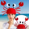 Cute Crab Hat Cartoon Frog Costume Funny Costume Headwear  Festival Celebration