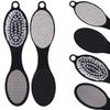 TEMPERIA (1pc) 4 In 1 Double Sided Foot File Scrubber - Dead Skin & Callus Remover - Feet Scraper - Pedicure Tool - (Foot Scrubber, Black Emery Foo