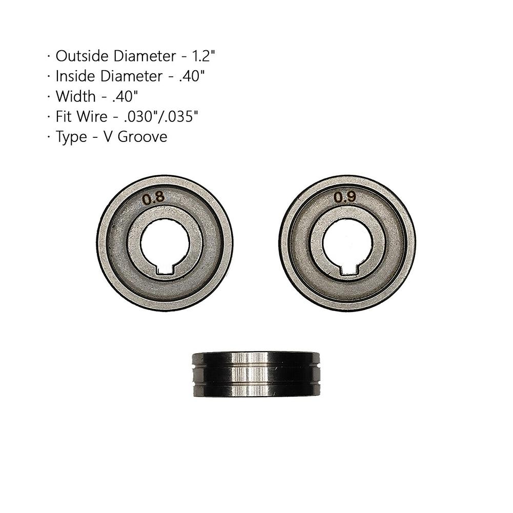 For MIG Welder 2 Shield Welding Press Roller Groove Wire Feeder