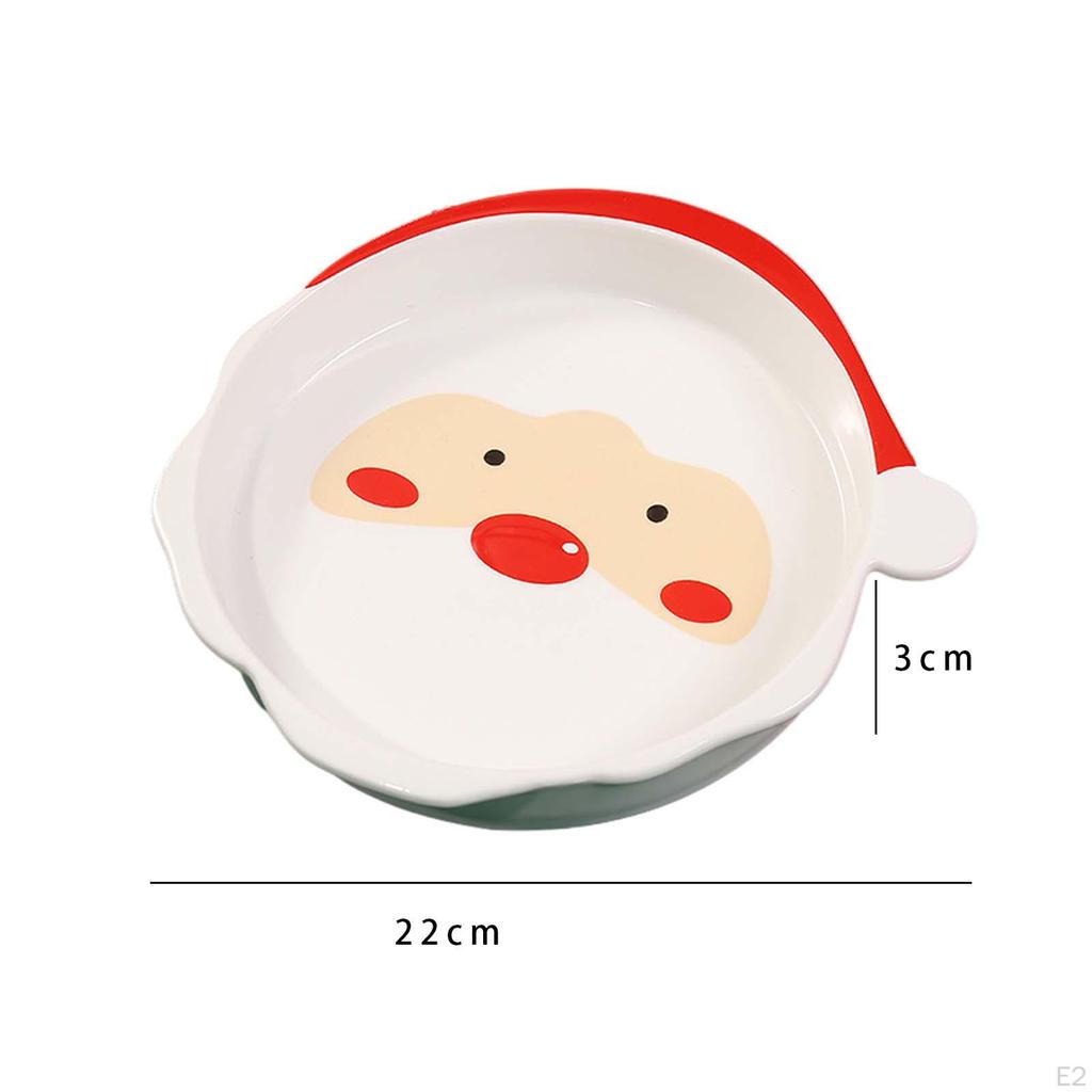 Ceramic Plates for Christmas Dinnerware And Dessert Serving