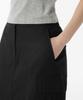 MUSINSA STANDARD WOMAN Women'S Cargo Elastic Midi Skirt [Black]