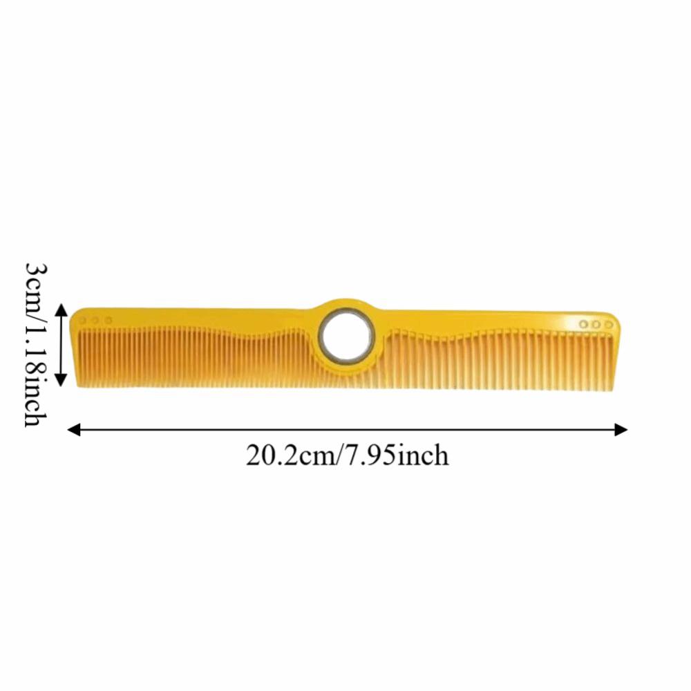 Wide & Fine Tooth Fidget Hair Comb with Bearing Anti-static Barber Comb for Salon