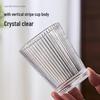Versatile Ribbed Lead-Free Glass Tumblers, 265ml, Set of 6