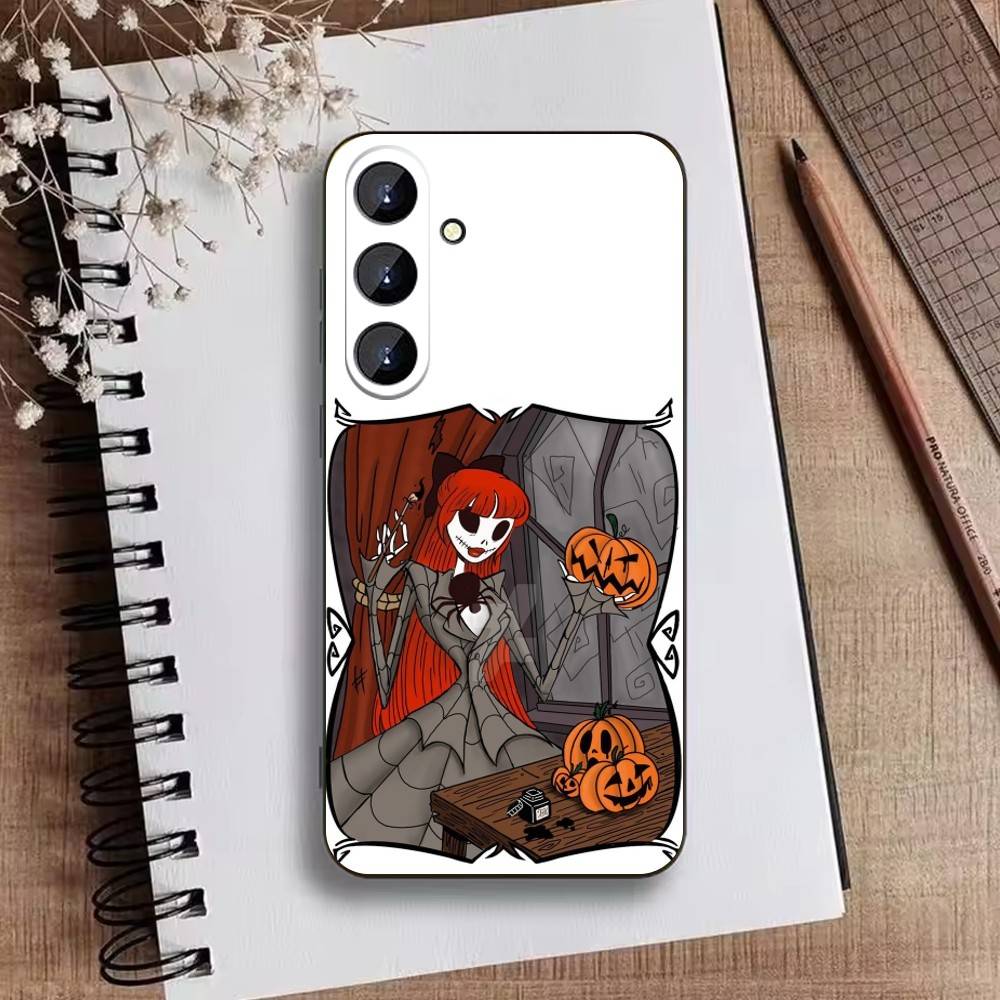 I-Nightmare Before Christmas Phone Case For Samsung Galaxy A73,A21s,A22,A31,A52,A53,A71,A41Soft Black Shell