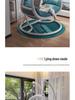 Indoor/Outdoor Rattan Hanging Basket Chair: Rocking Double Swing & Lazy Hammock