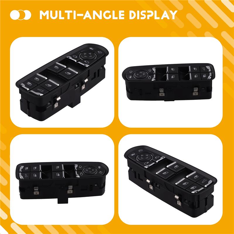 A58X-Car Electric Window Glass Lift Switch Window Control Switch Button 7PP959858MDML For Panamera Cayenne 2010-2015