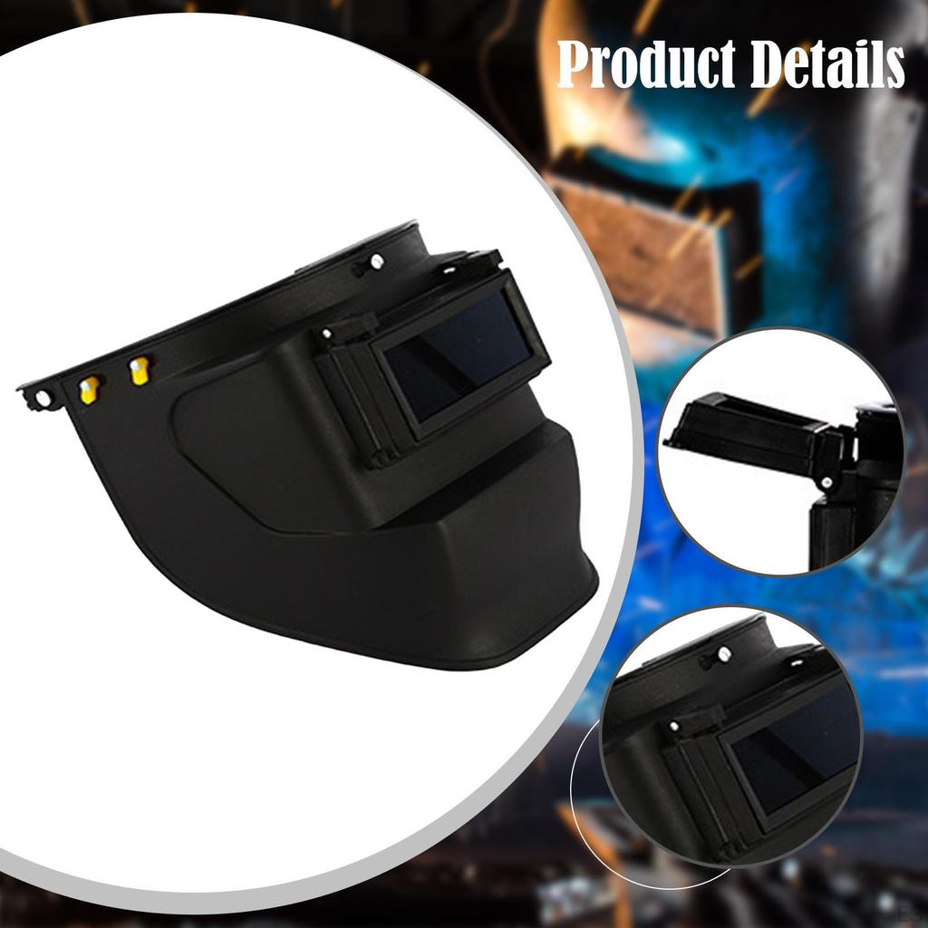 Flip Front Welding Face Auto Darkening and Clear Lens Full Protection for Forestry, Gardening,