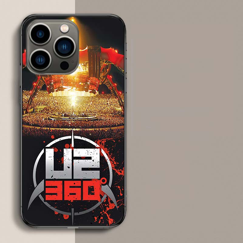 Band U2 Phone Case For Iphone 17 Air 15 Pro 14 Plus 16 Pro Max 12 13 Mini 11 16E X XS Cover Cute Fundas