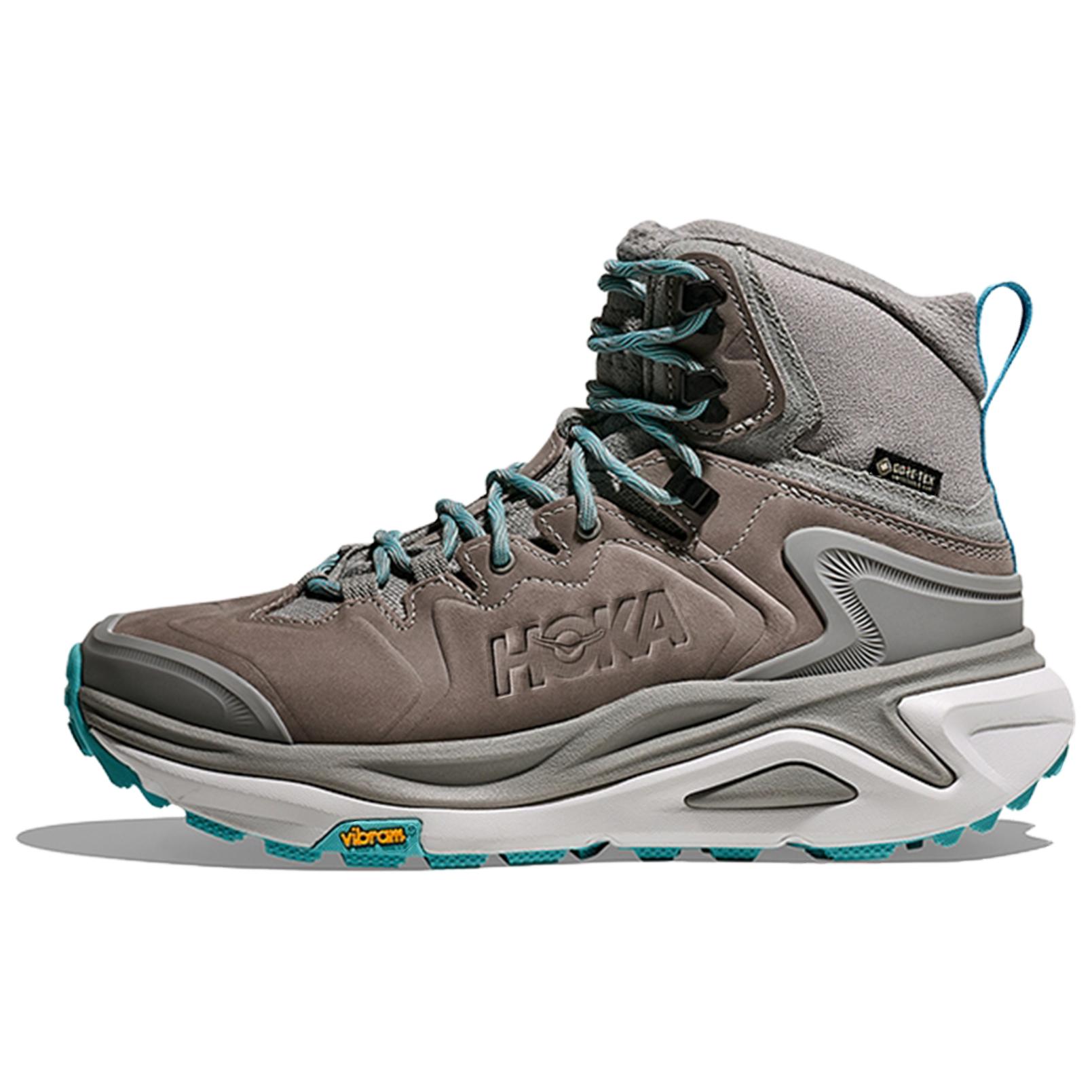 

HOKA One One Kaha 3 Gtx Модные Удобные Нескользящие Водонепроницаемые Дышащие Ботинки Средней Высоты для Пешего Туризма Женские Ботинки для Пешего Туризма Галактический Серый 1162531-GCS 37