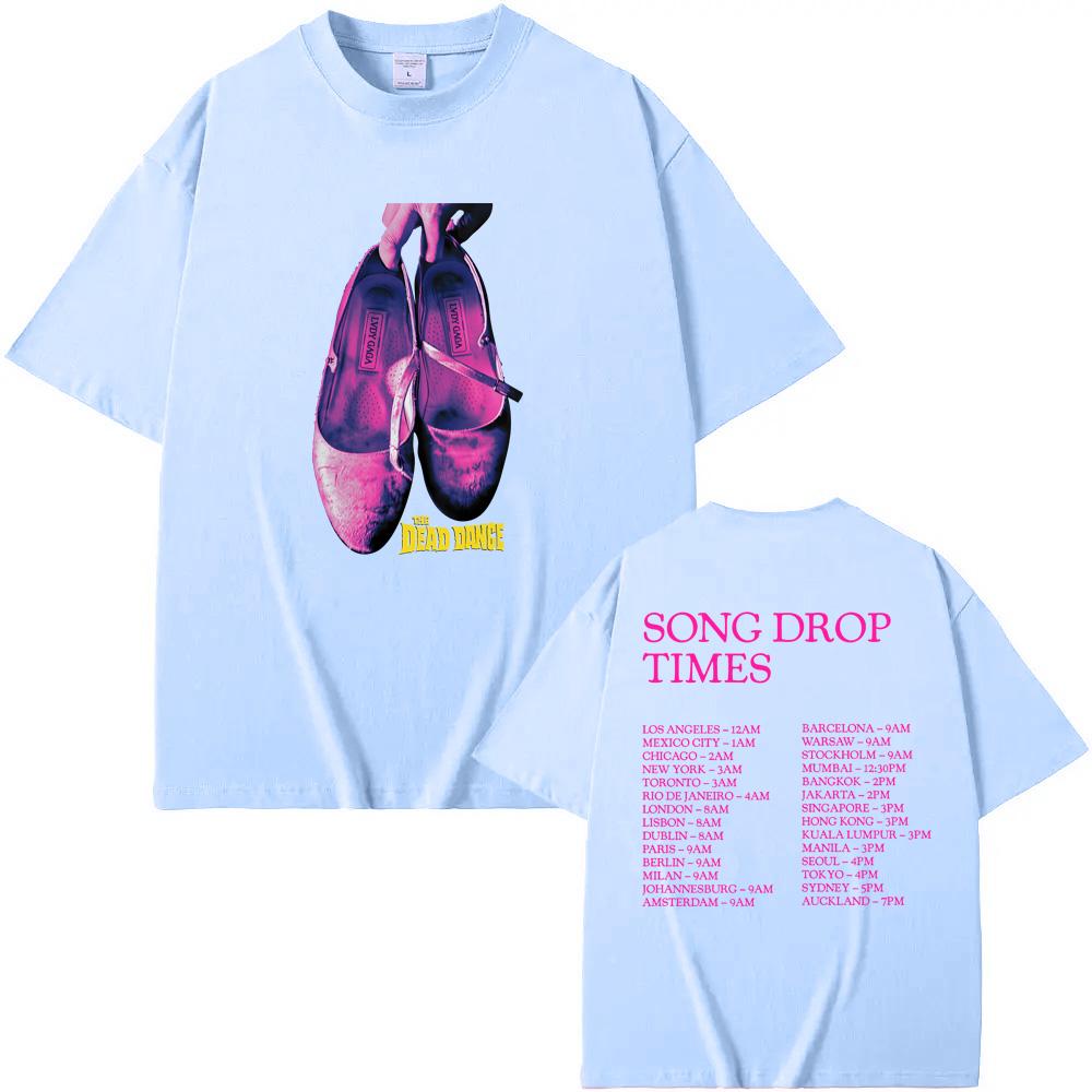 2025new Lady Gaga - The Dead Dance TEE Fashion Vintage New Style T-shirts Top Goth Grunge O-neck High Quality Female/Male Tshirt