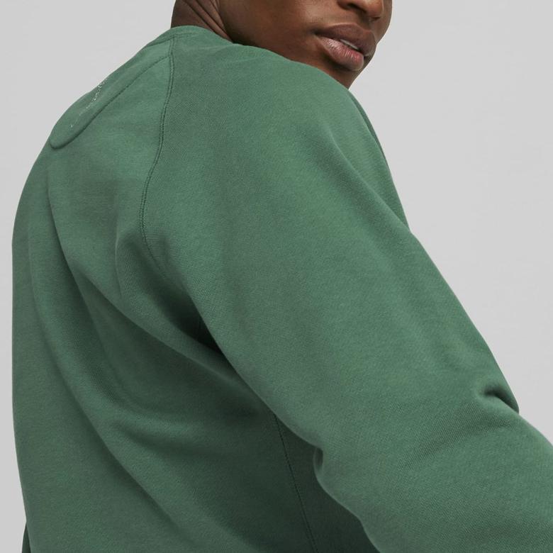 Puma Printed Crew Neck Pullover Casual Sweatshirt Men sweatshirt Vine-Green 539512-37