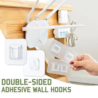 Double-sided Adhesive Wall Hooks Storage Tools Wall Mounted Hooks For Kitchen