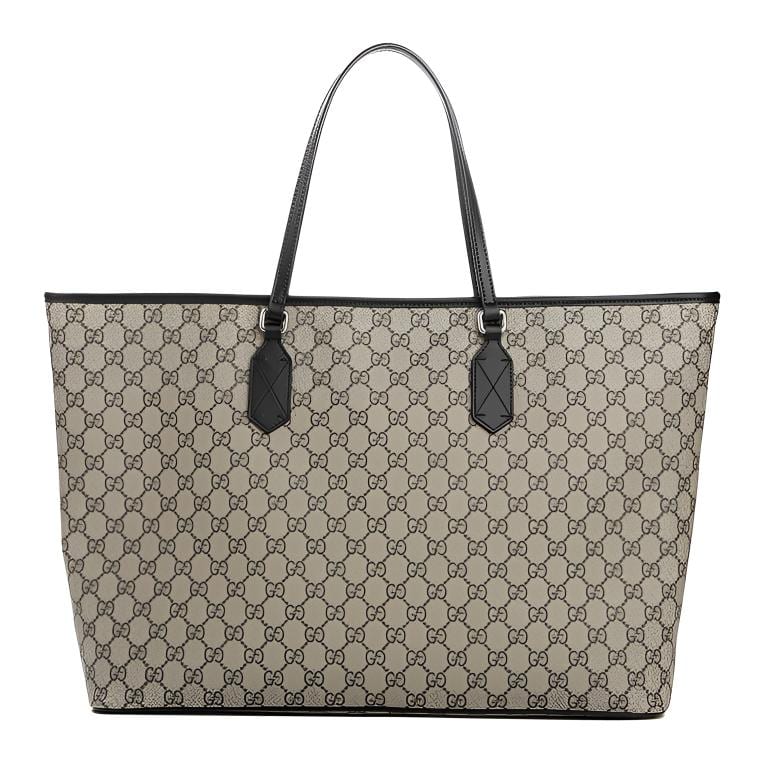 GUCCI GG Supreme Canvas Tote Handbag Women's Beige 779864-K5RMN-9769