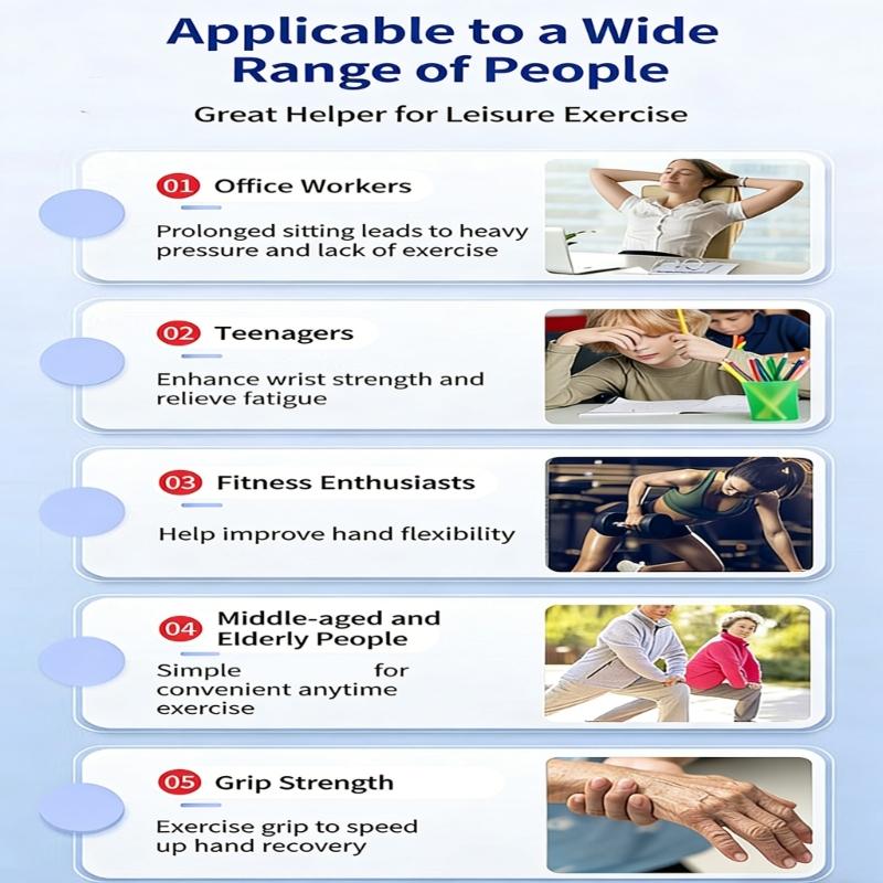 Quiet Operations Silicones Hand Grip Exerciser Ensuring Noise Without Exercise For Discreet Use In Libraries Or Homes