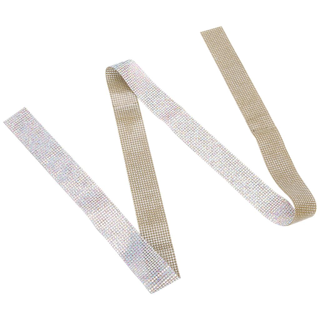 Crystal Diamond Belt Trim Hot Melt Adhesive DIY Decoration Clothing Accessories 0.5 Yard 12