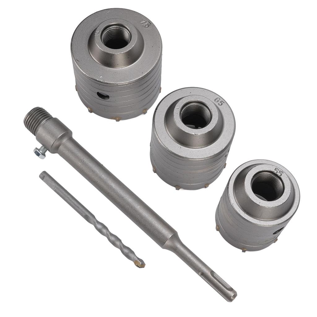 Beton Lochsägen Set 55 65 75mm Durchmesser 50mm Tiefe Lochsägen Set für Hohlziegel Zementwände