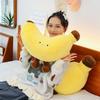 23~70cm Benen Banaan Pluche Speelgoed Gevuld Gele Fruit Pop Lachend Gezicht Mensachtige Pluche Speelgoed Prop Verjaardagscadeau
