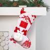 Christmas Stockings Home Decoration Candy Bags Snowman Stockings Ornament For Fireplace Mantel Stairs Tree Home Farmhouse Garden