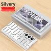 For Samsung Galaxy Z Fold 8Ultra 7 6 5 4 3 5G Electroplating Transparent Hinge Phone Case Screen Protect Film Shockproof Cover