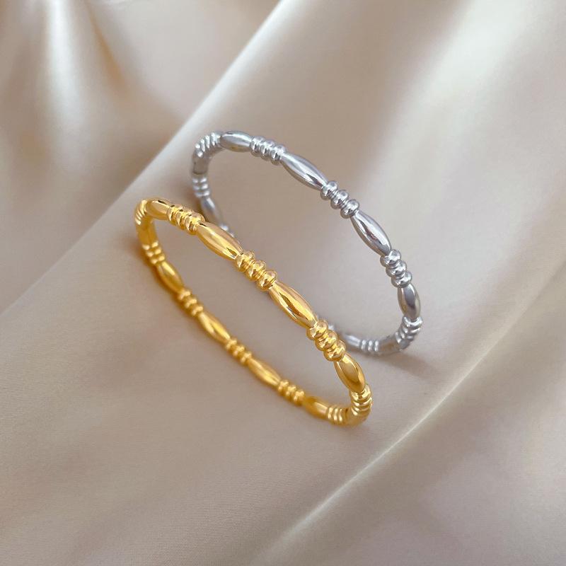 Zen Staff European And American Bracelet Minimalist Retro Fashion Stainless Steel Jewelry