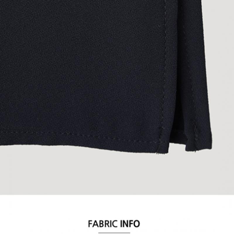 [shs Miss] Round Neck Sleeveless Blouse Swwblp22020