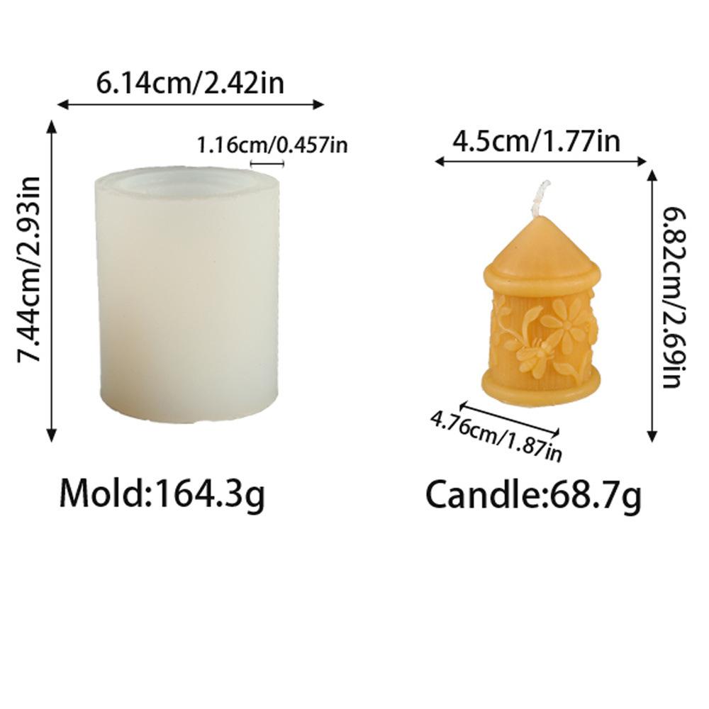 3D Honeycomb Silicone Candle Mold DIY Honeycomb Gift Box Candle Gypsum Mold Honeycomb Production Set Home Decoration Gift