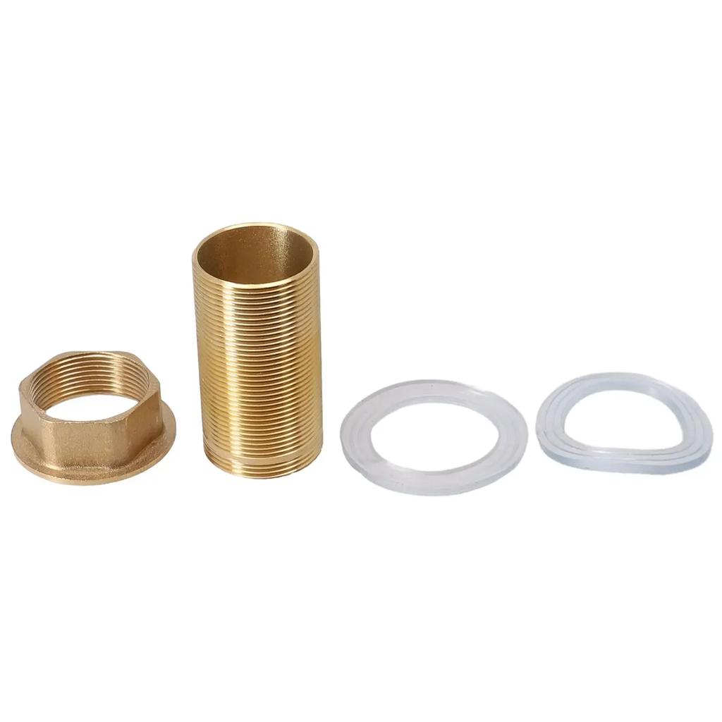 Threaded Brass Tube Nut Installation Parts, Premium Kitchen Basin Mixer Tap Repair Fitting Kit, Restore Your Faucet's Efficiency
