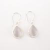 Selenite Gemstone 925 Fine Silver Jewelry Handmade Women Designer Earrings 1.40" EE-9-41