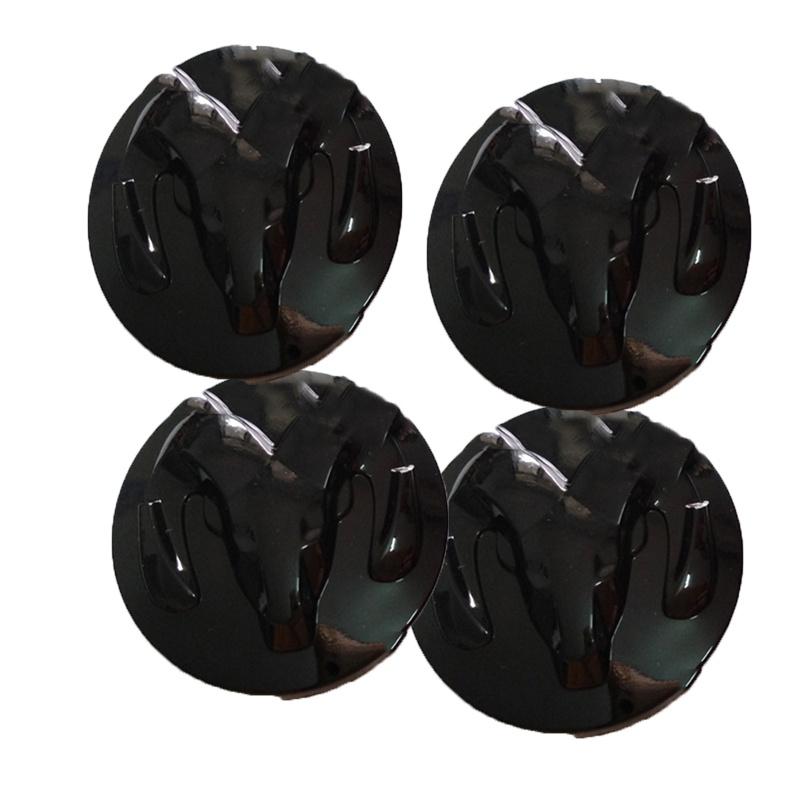 Premium 4pc Set Machined Dodge Center Wheel Hub Caps Ideal For Ram 1500 Dakota Durango 63mm чёрный