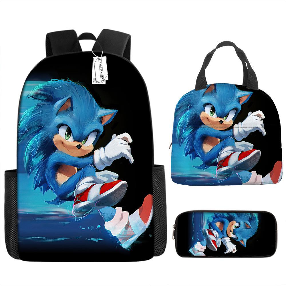 Backpack Trend Backpack Anime Large Capacity Elementary School Bag Lunch Bag