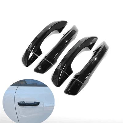 Dla VW PASSAT B6 3C 2006-2012 Passat CC 2009-2016 czarny błyszczący chrom osłona klamki drzwi samochodu wykończenia stylizacja 