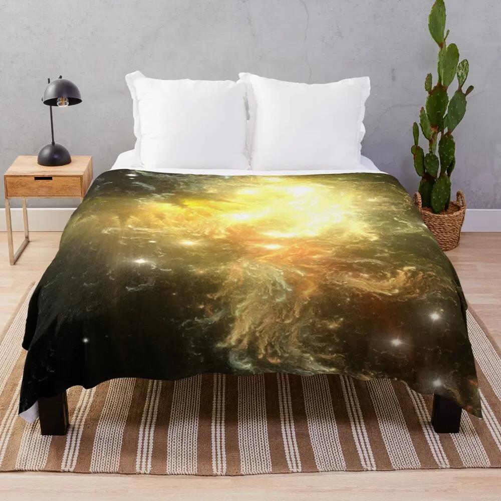 Glamour Milky Way Marble Galaxy Throw Blanket, Warm Cozy Soft Fuzzy Blankets Birthday Gifts, Fluffy Abstract Blanket for Winter